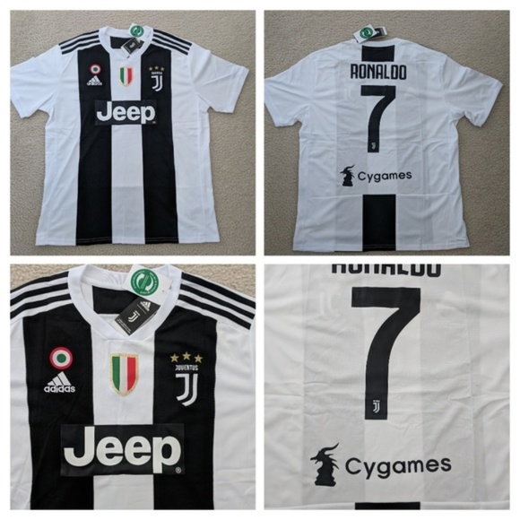 2018 Home Ronaldo Juventus Soccer Jersey #7 NWT 2018 Home Ronaldo Juventus Soccer Jersey #7 NWT